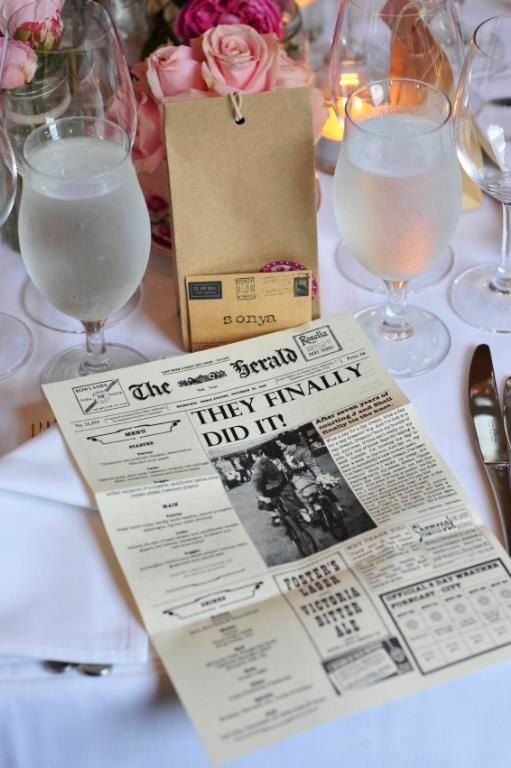 Extra Edition for Guests! The Trend of "Bridal Newspapers" Capturing the History of the Newlyweds is on the Rise♡にて紹介している画像