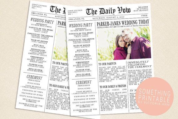 Extra Edition for Guests! The Trend of "Bridal Newspapers" Capturing the History of the Newlyweds is on the Rise♡にて紹介している画像