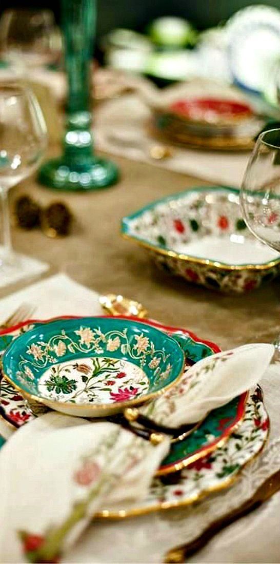 Gathering Exquisite Ceramic Tableware with Artistic and Gorgeous Patterns♡にて紹介している画像