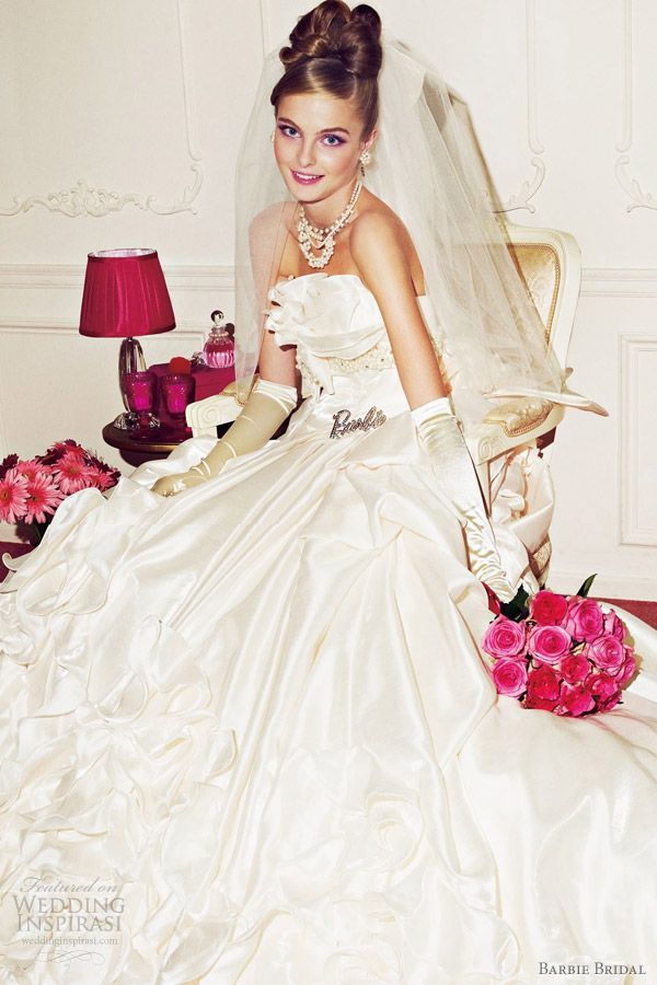 最高に可愛い!『Barbie BRIDAL』の純白ウェディングドレスコレクション♡にて紹介している画像