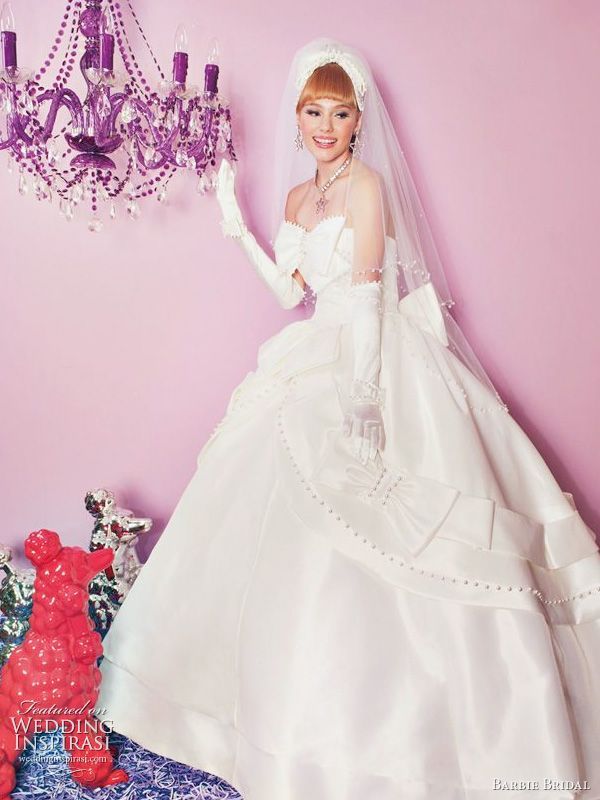 最高に可愛い!『Barbie BRIDAL』の純白ウェディングドレスコレクション♡にて紹介している画像