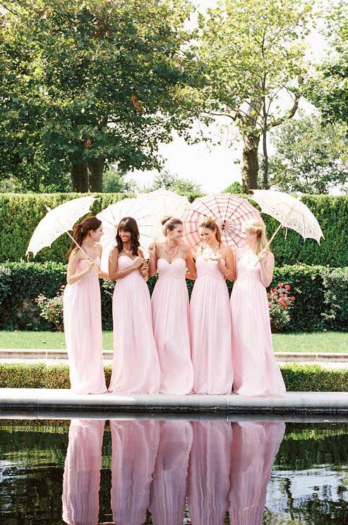 What Shade of Pink Will You Choose? A COLLECTION of Bridesmaid Dresses in Various Pink Tones for Different Moods♡にて紹介している画像