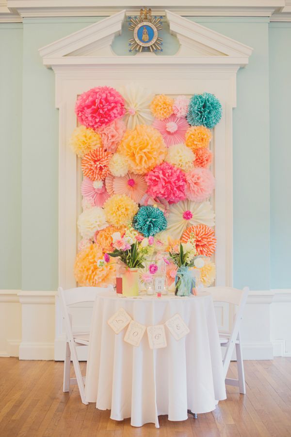 素敵なバックドロップでウェディングを華やかに可愛く♡にて紹介している画像