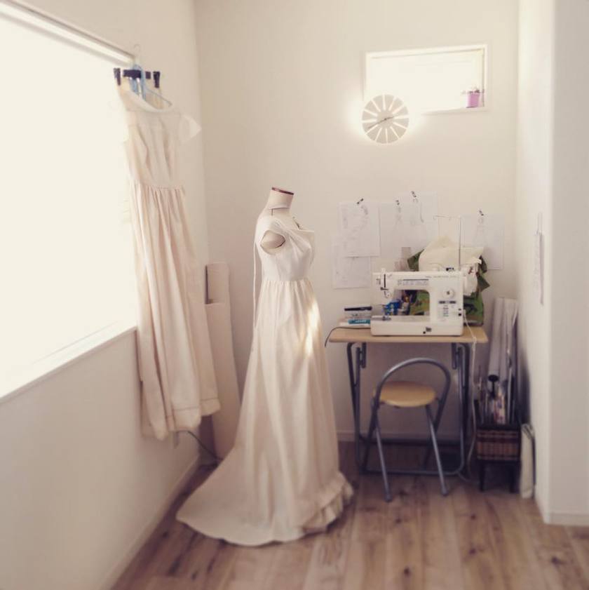 "Creating My One-of-a-Kind Custom Dress for an Ever Green Wedding♡"にて紹介している画像