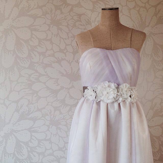 "Creating My One-of-a-Kind Custom Dress for an Ever Green Wedding♡"にて紹介している画像