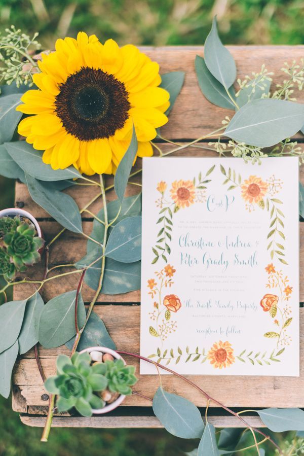 "♡ Summer in Full Bloom ♡ A Beautiful Wedding Using Sunflowers: A Special Feature on Refreshing Summer Wedding Coordination *"にて紹介している画像