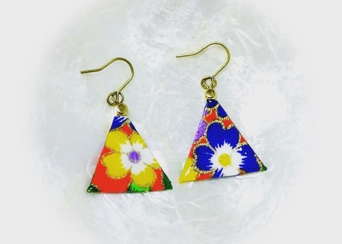 浴衣や和装に合わせたい Nene さんの和紙から作る 和柄アクセサリー がおしゃれ Marry マリー