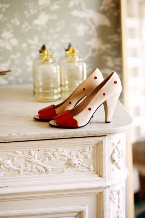 Adorable Polka Dot Shoes That Will Make Your Heart Flutter ♡にて紹介している画像