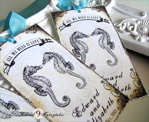 幸せを呼び込むラッキーシンボル＊『タツノオトシゴ』モチーフのウェディングアイテムまとめ♡にて紹介している画像