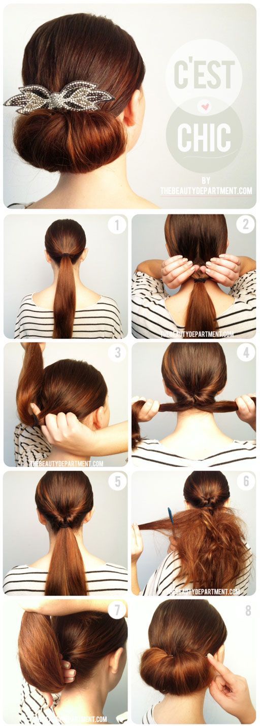 Cute Hairstyle Collection: Adorable Bun and Chignon Styles to Incorporate into Your Everyday Look♡にて紹介している画像