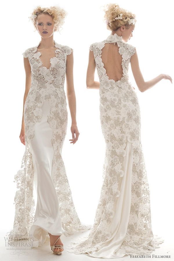 "Fall in Love with the Sexy Cute Wedding Dresses from NY: Elizabeth Fillmore"にて紹介している画像