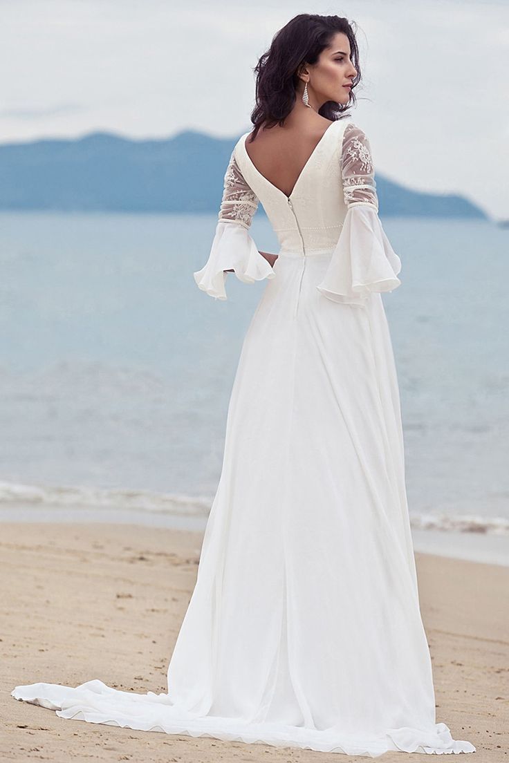"Solving Body Shape Concerns with Sleeve Styles: Tips for Choosing Wedding Dress Sleeves"にて紹介している画像