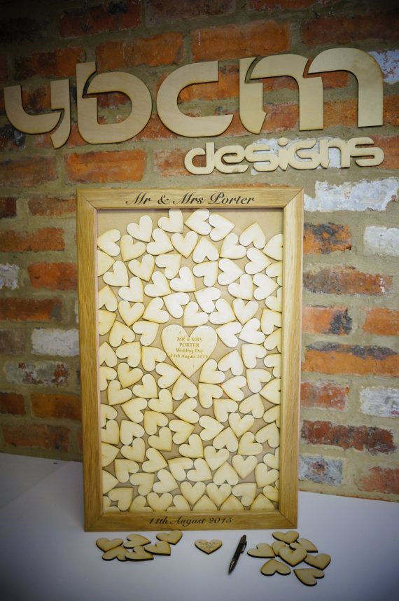 A Unique Heart-Themed Guest Book Design Showcase from Around the World ♡にて紹介している画像