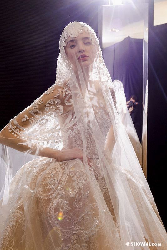 Cinderella Dreams: The Classic and Elegant Wedding Dresses by Elie Saab Favored by Celebrities and Royalty!にて紹介している画像