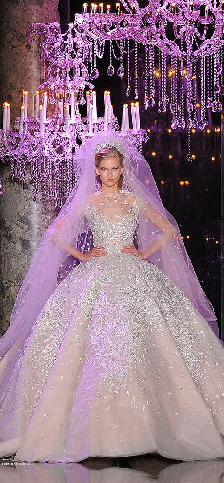 Cinderella Dreams: The Classic and Elegant Wedding Dresses by Elie Saab Favored by Celebrities and Royalty!にて紹介している画像