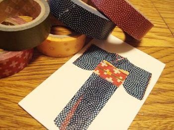 簡単かわいくDIY♡『マスキングテープアート』で招待状を素敵に仕上げよう＊にて紹介している画像