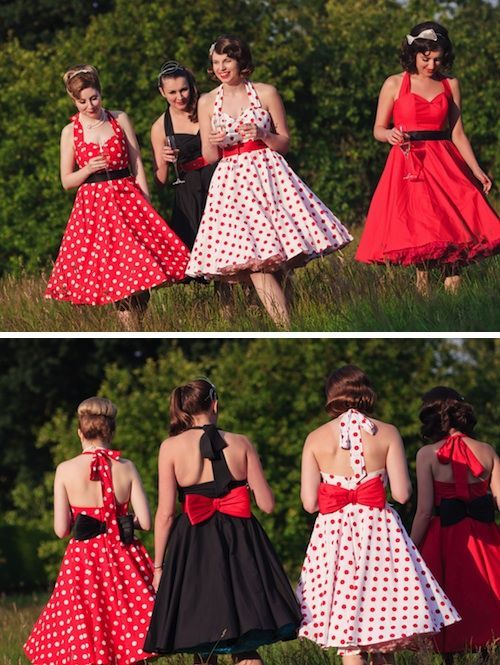 Romantic Red-Themed Bridesmaid Fashion ♡にて紹介している画像