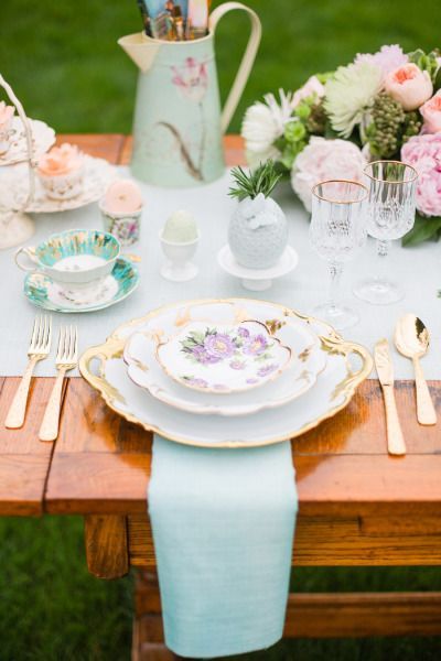 *Colorful and Cute* A Summary of Colorful & Watercolor Table Coordination in Foreign Style♡にて紹介している画像