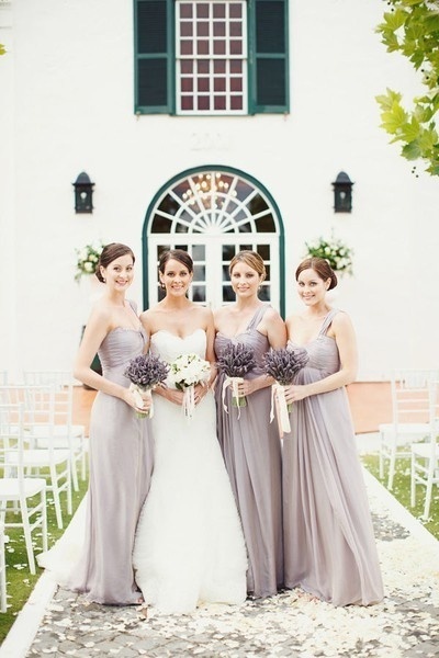 Cute Blue-Gray Dresses: Inspiration for Bridesmaid Fashion ♡にて紹介している画像