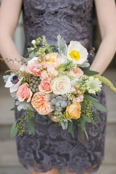 Cute Blue-Gray Dresses: Inspiration for Bridesmaid Fashion ♡にて紹介している画像