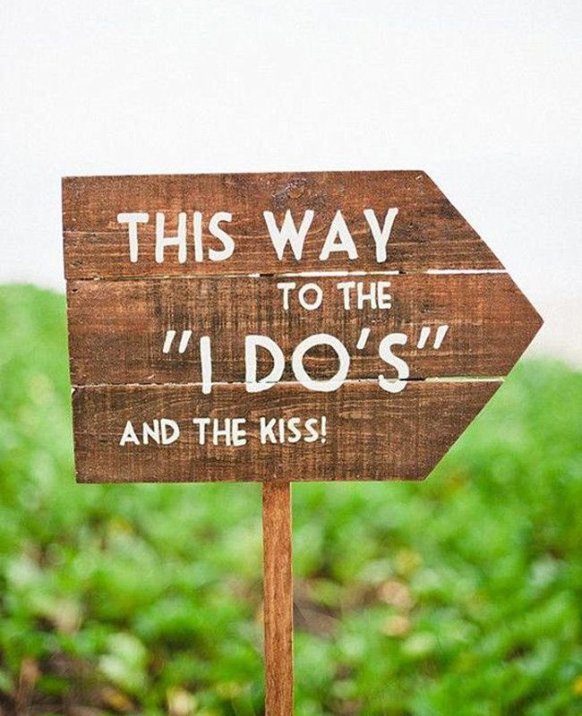 海外風のキュートな目印＊『ウェディングサイン』のデザインまとめ♩にて紹介している画像