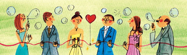 Connecting Newlyweds and Guests with a Single Thread: Do You Know About 'Ring Relay'?♡にて紹介している画像