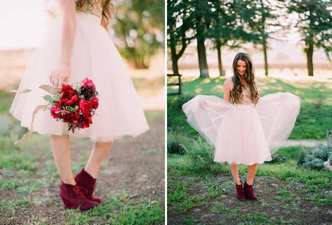 くるぶし丈だから可愛い＊秋のブライダルシューズは『ブーティ』がおすすめ♡にて紹介している画像