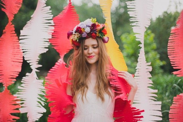 華やかで、パーティーらしさ満点♡ひらひらゆれる〔フリンジ〕で幸せいっぱいデコレーション＊にて紹介している画像