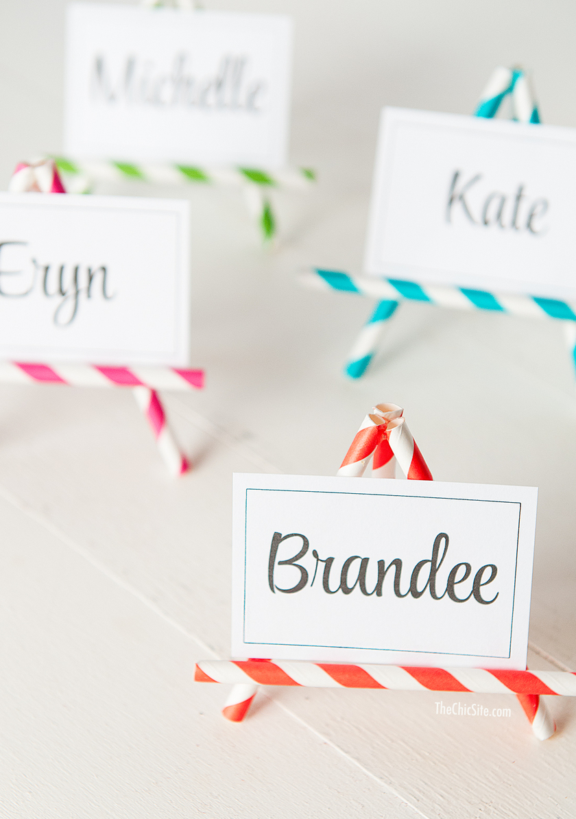 Not Just for Drinking! 7 Adorable Ways to Use Striped Paper Straws♡にて紹介している画像