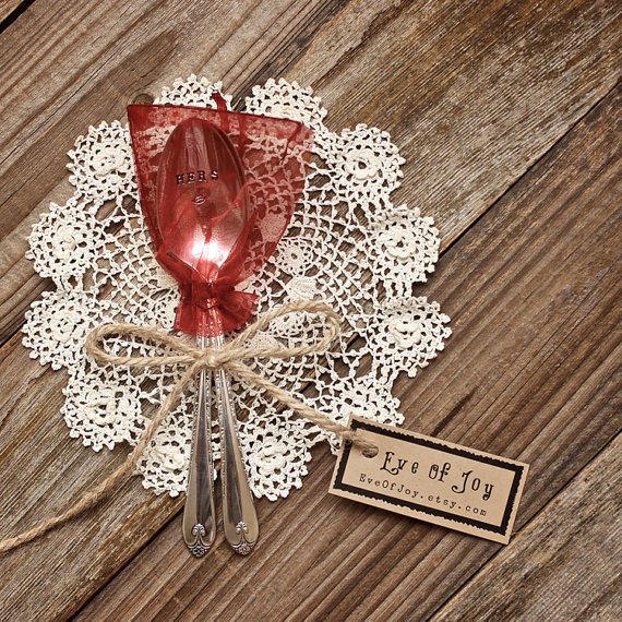 Recommended Gift for a Wedding: Message-Engraved Fork and Spoon from "Eve Of Joy"♡にて紹介している画像