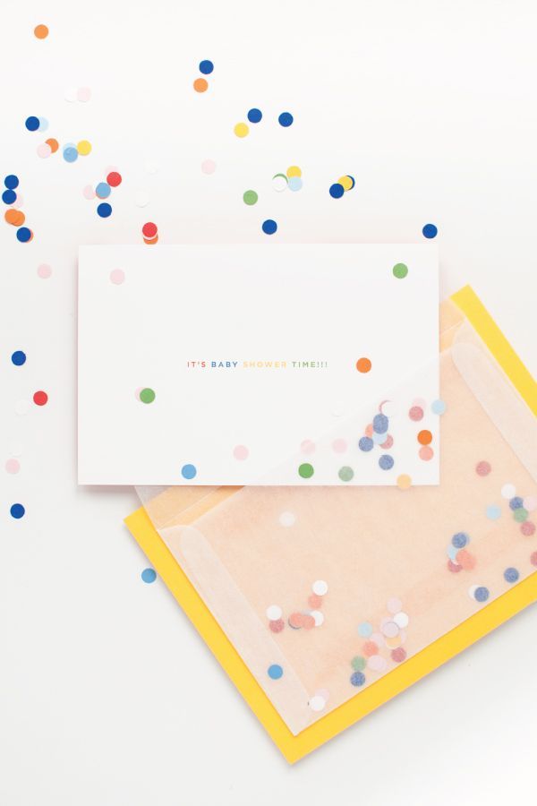 "Surprise Confetti: The Trending Invitation Envelopes Filled with Festive Paper Shreds!"にて紹介している画像