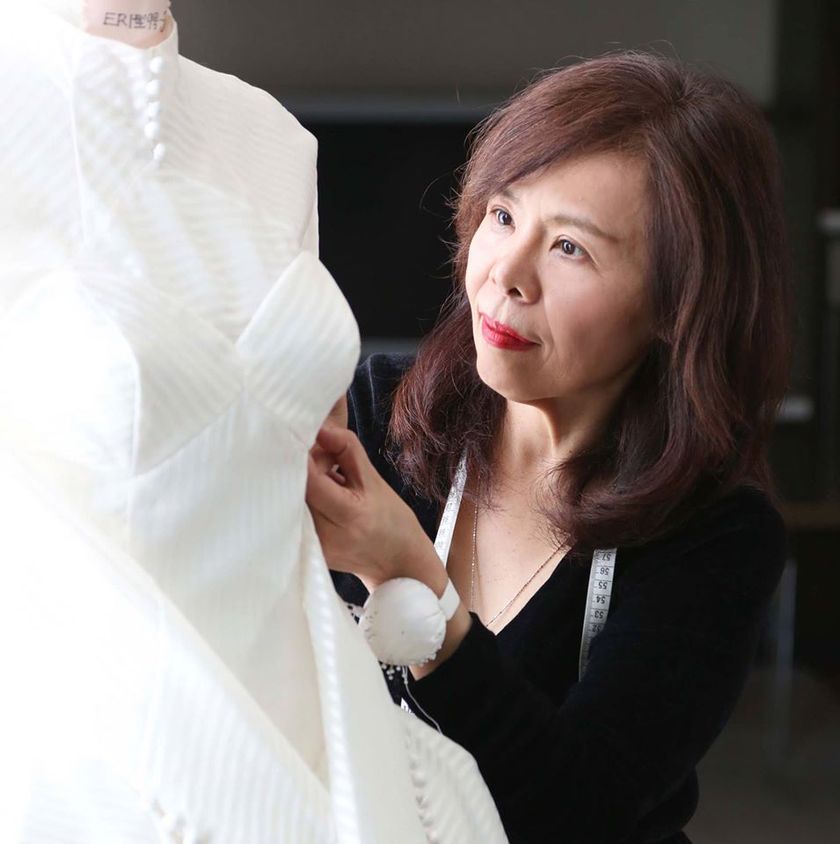Custom-Made Perfection: A Special Feature on the Ultimate Dress 'Emarie' Created with Couture Techniques ♩にて紹介している画像
