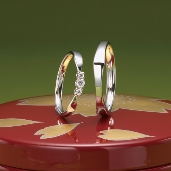 "Focus on Wedding Rings: The Charming Engagement and Wedding Rings by Bridal Brand 'Hina' Are Simply Gorgeous!"にて紹介している画像