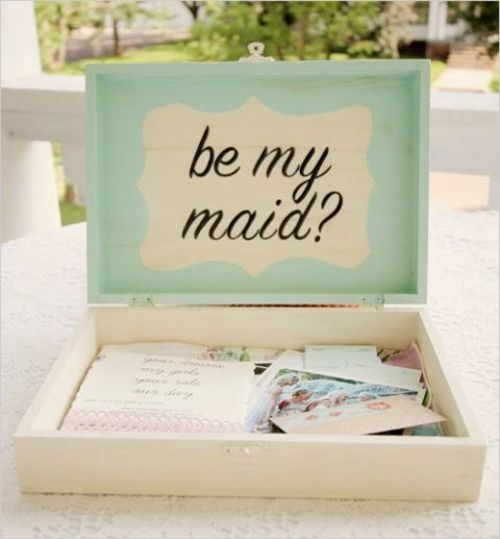 "Adorable Ideas for Asking Your Friends to Be Your Bridesmaids♡"にて紹介している画像
