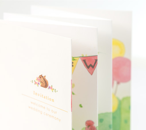 Charming Invitations from Illustrators: Adorable Design and Shape of 'WORLD1' Will Melt Your Heart with Soft Colors ♡にて紹介している画像