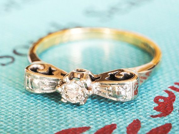 リボンモチーフの可愛いリングcollection22♡にて紹介している画像