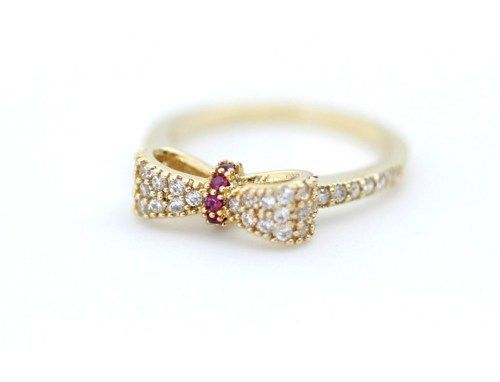 リボンモチーフの可愛いリングcollection22♡にて紹介している画像