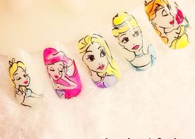 プリンセスデザインのネイルアート『プリンセスネイル』が今大人気！頭のてっぺんから、つま先まで＊特別な日は、ぜーーーんぶお姫様でいたいの♡
