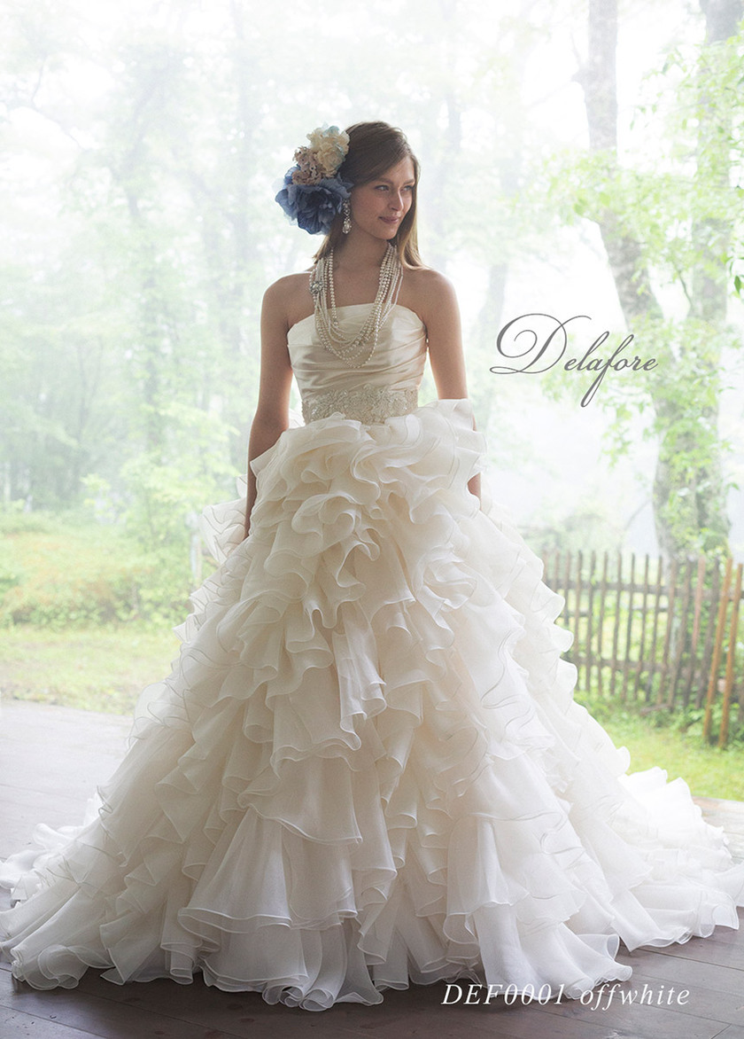 Spotlight on 'Delafore': The Newly Launched Wedding Dress Brand Known for Its Stunning Bridal Apron Designs!にて紹介している画像