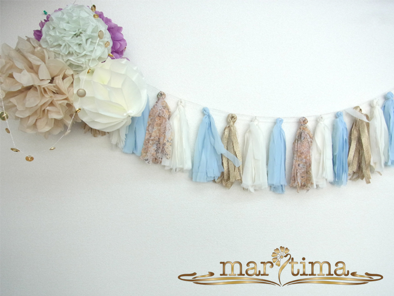 What Materials to Use? A Compilation of Cute "Tassel Garlands" - How to Make and Decorate with Them♡にて紹介している画像