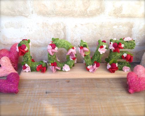 How to Make Adorable LOVE Ornaments: A Collection by Material for Your Decorations♡にて紹介している画像