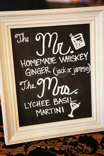 とことんおしゃれに海外風＊ゲストテーブルに置く可愛い『ドリンクメニュー』デザインまとめ♡にて紹介している画像