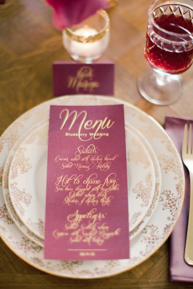 "Adding Glamour and Deliciousness to the Table: 11 Adorable Menu Designs"にて紹介している画像