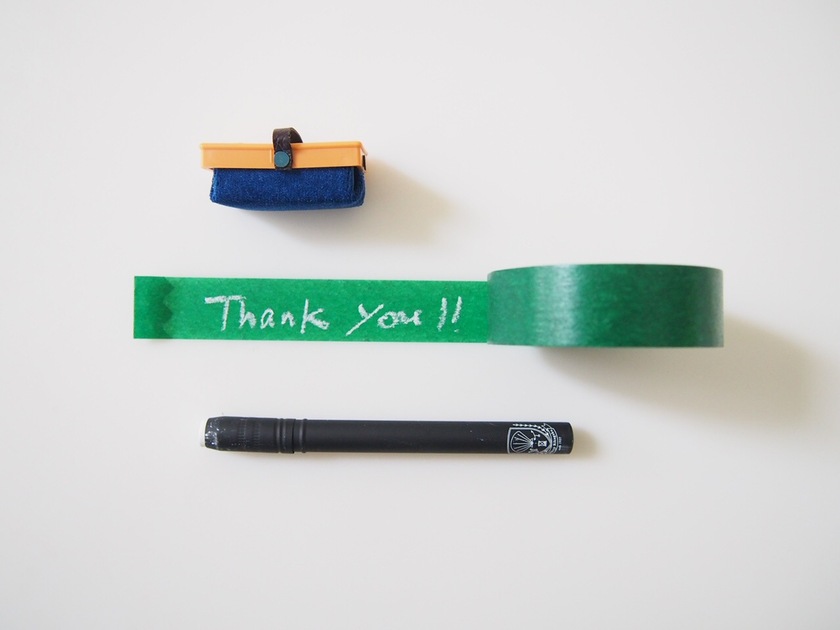 "Have You Heard About 'Tape Blackboard'? It's a Blackboard-style Washi Tape You Can Stick On and Draw with Chalk Again and Again!"にて紹介している画像