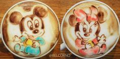 Too Cute to Drink! Introducing Heartwarming and Delightful Disney Latte Art ♥にて紹介している画像