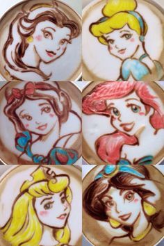 Too Cute to Drink! Introducing Heartwarming and Delightful Disney Latte Art ♥にて紹介している画像