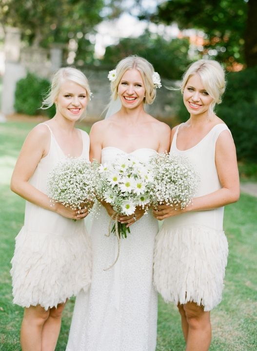 ふわふわ白くてロマンティック♡かすみ草のブーケが可愛い♡にて紹介している画像