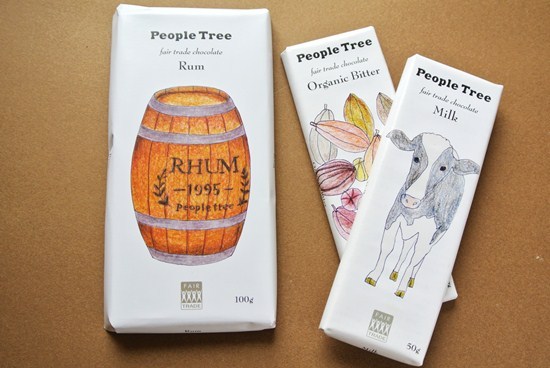 Adorable Limited Edition Chocolates from 'People Tree' for Autumn and Winter, Available for Under 500 Yen as Cute Little Gifts! ♥にて紹介している画像