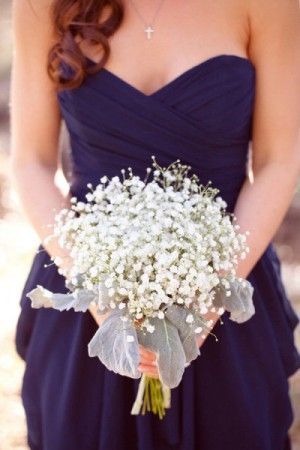 ふわふわ白くてロマンティック♡かすみ草のブーケが可愛い♡にて紹介している画像