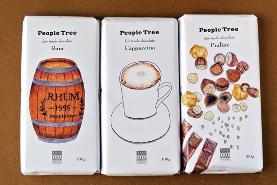 Adorable Limited Edition Chocolates from 'People Tree' for Autumn and Winter, Available for Under 500 Yen as Cute Little Gifts! ♥にて紹介している画像